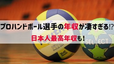 プロハンドボール選手の年収が凄すぎる⁉日本人最高年収も!